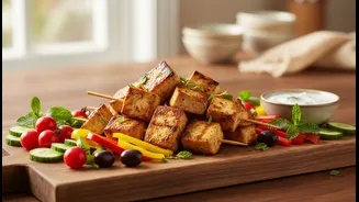 The Smartest Response to World Kebab Day Vegetarian Snack Boards Begins with Mixing Paneer