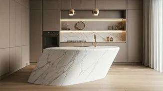 Rounded Kitchen Islands Offer Perfect Blend Of Form And Function