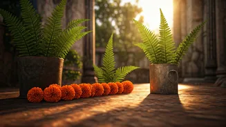 Why Everyone Is Buying Local Marigolds And Ferns