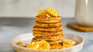 Ragi Banana Pancakes Use Fruit To Add Natural Sweetness