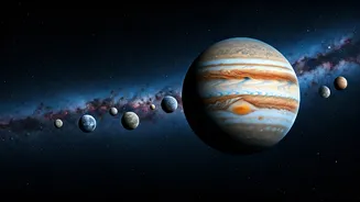 Giant Planet Jupiter Operates As Mini Solar System Tracking 90 Moons
