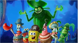 The SpongeBob Movie: Search for SquarePants Review: Big bubble-blowing boy's swashbuckling adventure is silly and sincere