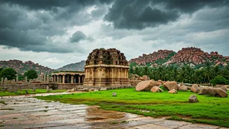 Ancient Hampi Architecture Looks Utterly Breathtaking After Fresh Monsoon Rains