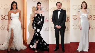 Oscars 2026 Red Carpet: Anne Hathaway, Priyanka Chopra, Emma Stone, Leonardo DiCaprio, Timothee Chalamet Turn Heads