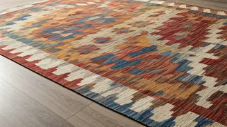 Craft Your Own Kilim-Style Rug: A Step-by-Step Painting Guide for Beginners