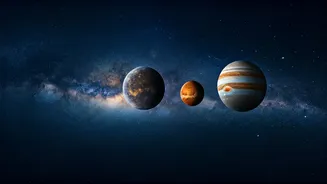 Mercury, Venus, and Jupiter Form Beautiful Crooked Sky Alignment