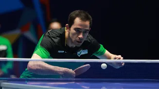 Hugo Calderano alcança marca histórica no ranking mundial de tênis de mesa