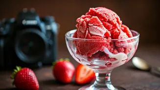 Blend Frozen Strawberries With Almond Milk For Perfect Monsoon Sorbet