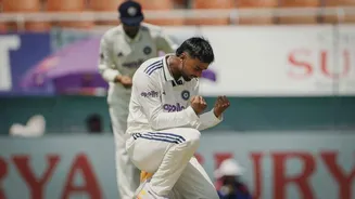 Manav Suthar sets records with six-fer in maiden Test innings