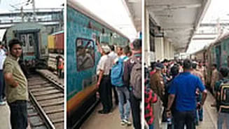 MP News: Railways Forget To Add 3rd AC Coach To Yesvantpur Sampark Kranti Express; Train Halted In Gwalior After Passenger Protest--VIDEO