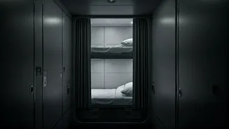 Unveiling the Secret World of Airline Crew Rest Areas: Where Flight Attendants Recharge on Long Flights