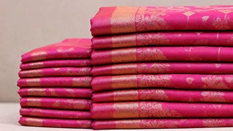 Pink Sarees Are Festive Wardrobe Essentials