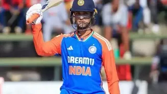 Abhishek Sharma finally gets back into form vs Zimbabwe; fans go wild on social media