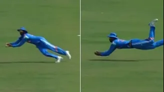 Devdutt Padikkal takes stunning catch to dismiss Josh Philippe