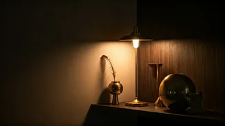 Brass Accents Make Small Corners Glow
