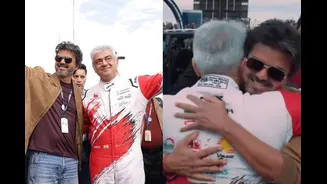 Tamil Nadu CM Vijay Runs To Hug Ajith Kumar At Silverstone, Viral Video Sends Fans Into Frenzy