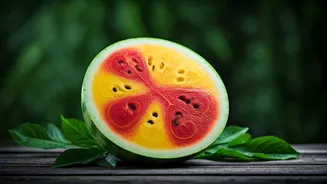 Haryana Farmer's 'Rainbow Watermelons' Dazzle: A Look at Ram Pratap Sharma's Vibrant Cultivation