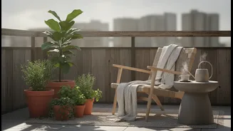 Balcony Corners Have Entered Health Planning
