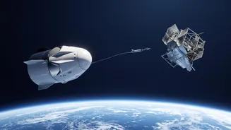 Laser Harpoons And Magnetic Nets Target Satellite Junk In Low Earth Orbit Removal Missions