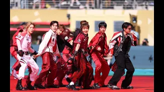 7 Potret Penampilan BTS di Final Piala Dunia 2026, Sempet Ketemu IShowSpeed