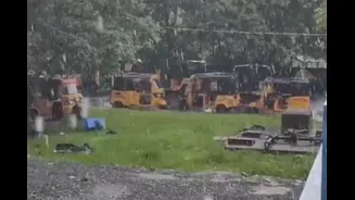 Chennai Hit By Heavy Rain on Diwali Morning