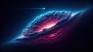 Cosmic Wonders: Hubble's Dark Matter Cloud & Star's Wake