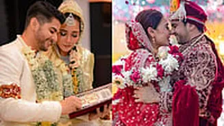 Sara Khan Ties The Knot To Krish Pathak 2 Months After Court Marriage, Shares FIRST Wedding Photos: 'Qubool Hai Se Saat Phere Tak...'