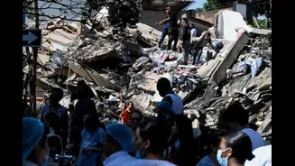 Buildings Crumble To Dust, Panic Grips Colombia's Streets As Powerful Earthquake Leaves 20 Dead | Video