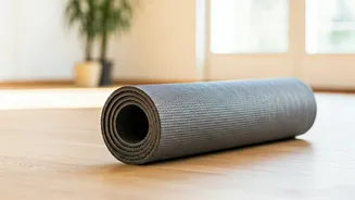Yoga Calms Your Mind: Breathe and Relax.