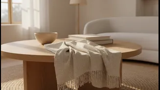 Wood, Linen And Rounded Forms Can Replace The Coldness Of Glossy Surfaces