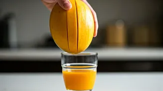 Master This Simple Drinking Glass Mango Peeling Method Now