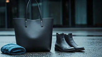 Rainy Workdays Need These Wardrobe Essentials