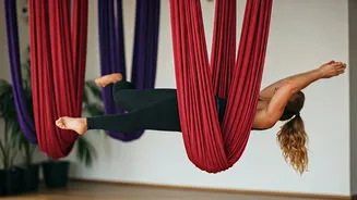 Alaya F's Gravity-Defying Aerial Yoga: A Week Kickstart to Wellness