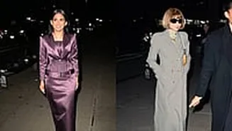 Isha Ambani Co-Hosts Dinner Gala With Anna Wintour In New York, Looks Snatched In Purple-Wine Ensemble