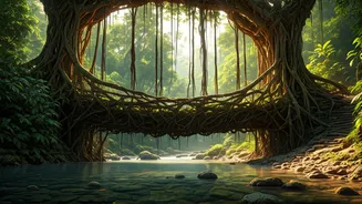Root Bridges Make India’s Nature Escapes Feel Unreal
