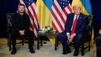 Russia Attacks Gas Sites as Zelenskyy Meets Trump