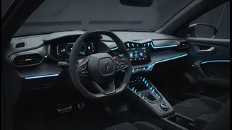 Alpine's A290 Interior Looks Like A Crocodile's Mouth