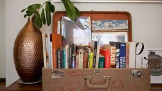 How to use vintage suitcases in your decor