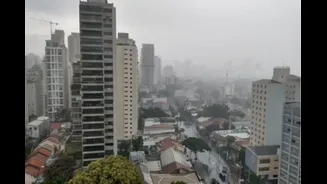 Frente fria muda o tempo e provoca queda nas temperaturas em SP