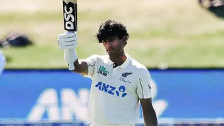 Rachin Ravindra hammers his ninth 50-plus score in Tests: Stats