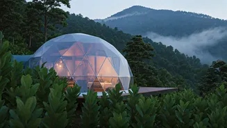 Munnar Cardamom Hills Host Elite Romantic Geodesic Glamping Domes