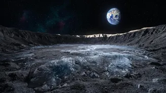 How Discovering Lunar Water Ice Transforms Future Deep Space Rocket Fuel Production Plans