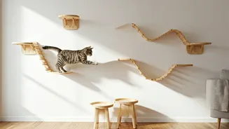 High-Rise Cat Owners Are Building Modular Wall Climbing Bridges