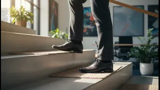 Short Bouts Of Walking And Stairs Can Break Up Long Sitting Hours