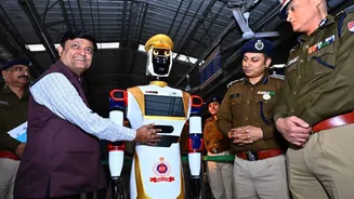 Indian Railways deploys high-tech robot at Visakhapatnam station for passenger safety and crowd control