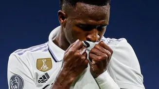 Vinicius junior faces potential El Clásico ban after Villarreal red card, apologises to Real Madrid fans
