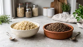 Serving Size Comparisons In Quinoa And Lentils Compared: Key Differences