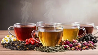5 Herbal Teas for Radiant Skin & Hair