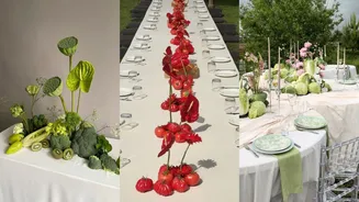 Repolho e tomate na mesa? Conheça a tendência de casamento que substitui flores por vegetais