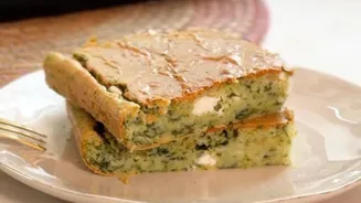 Torta de liquidificador com espinafre: receita fácil para um jantar leve